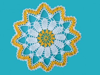 Сетка связанная крючком для начинающих Сетка связанная крючком для начинающих