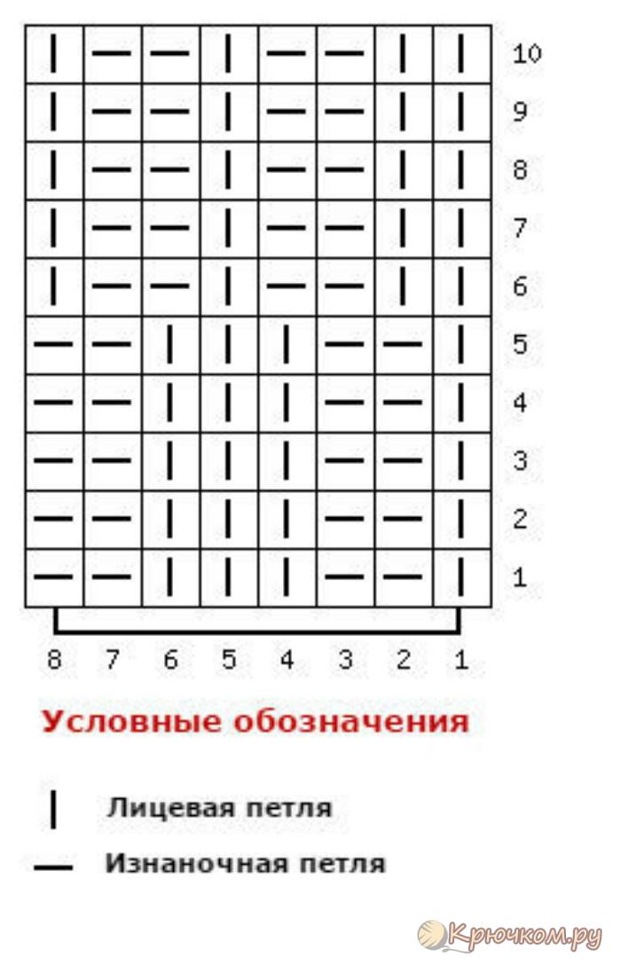 Вязание детский снуд схема 141