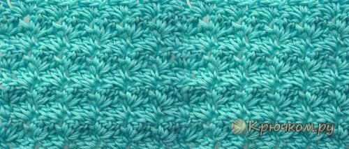 Узор для снуда крючком Чудеса