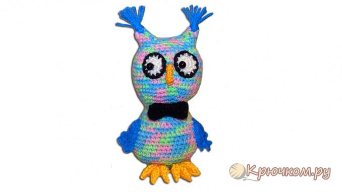 Игрушка Сова крючком Игрушка Сова крючком