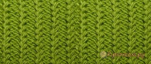Французская резинка спицами