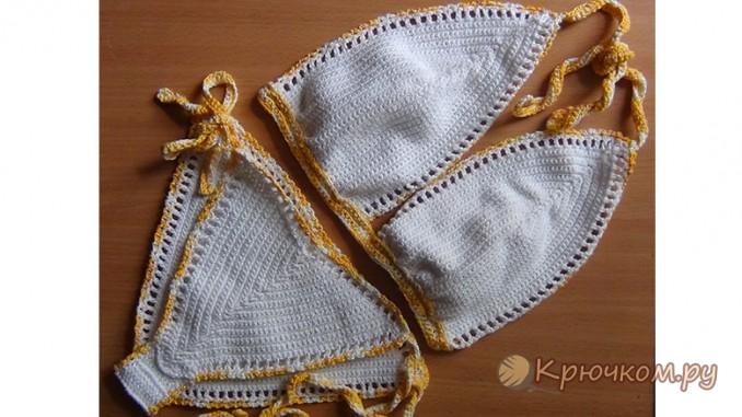 Раздельный купальник крючком Раздельный купальник крючком