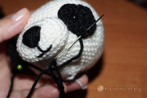 Игрушка Панда крючком