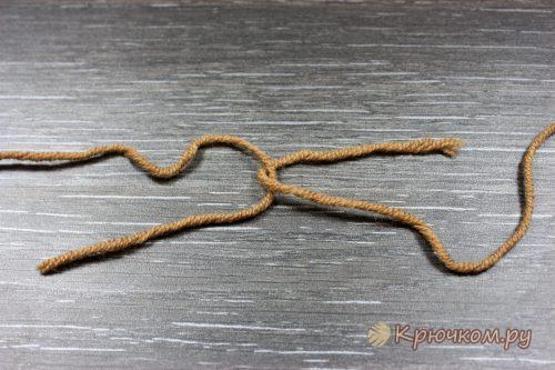 Соединение нитей при вязании