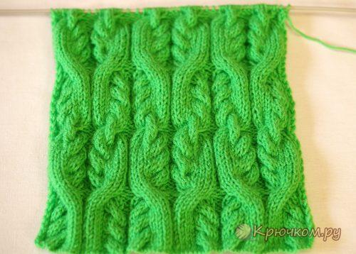 Узор из кос и аранов