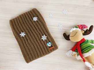 Снуд для ребенка спицами