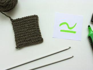 Тунисская изнаночная петля